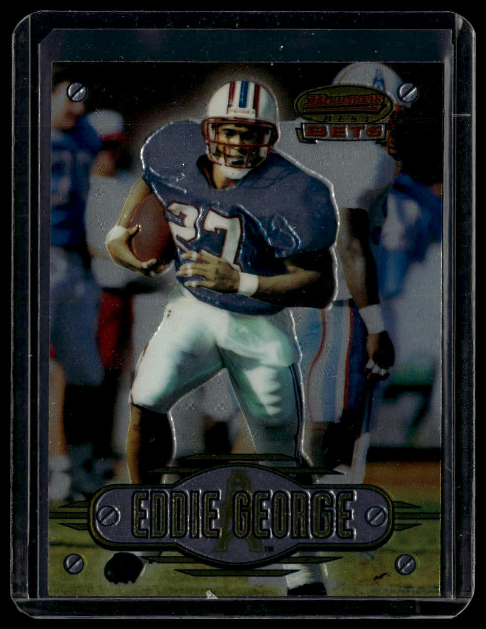 1996 Bowman's Best #BB4 Eddie George Best Bets