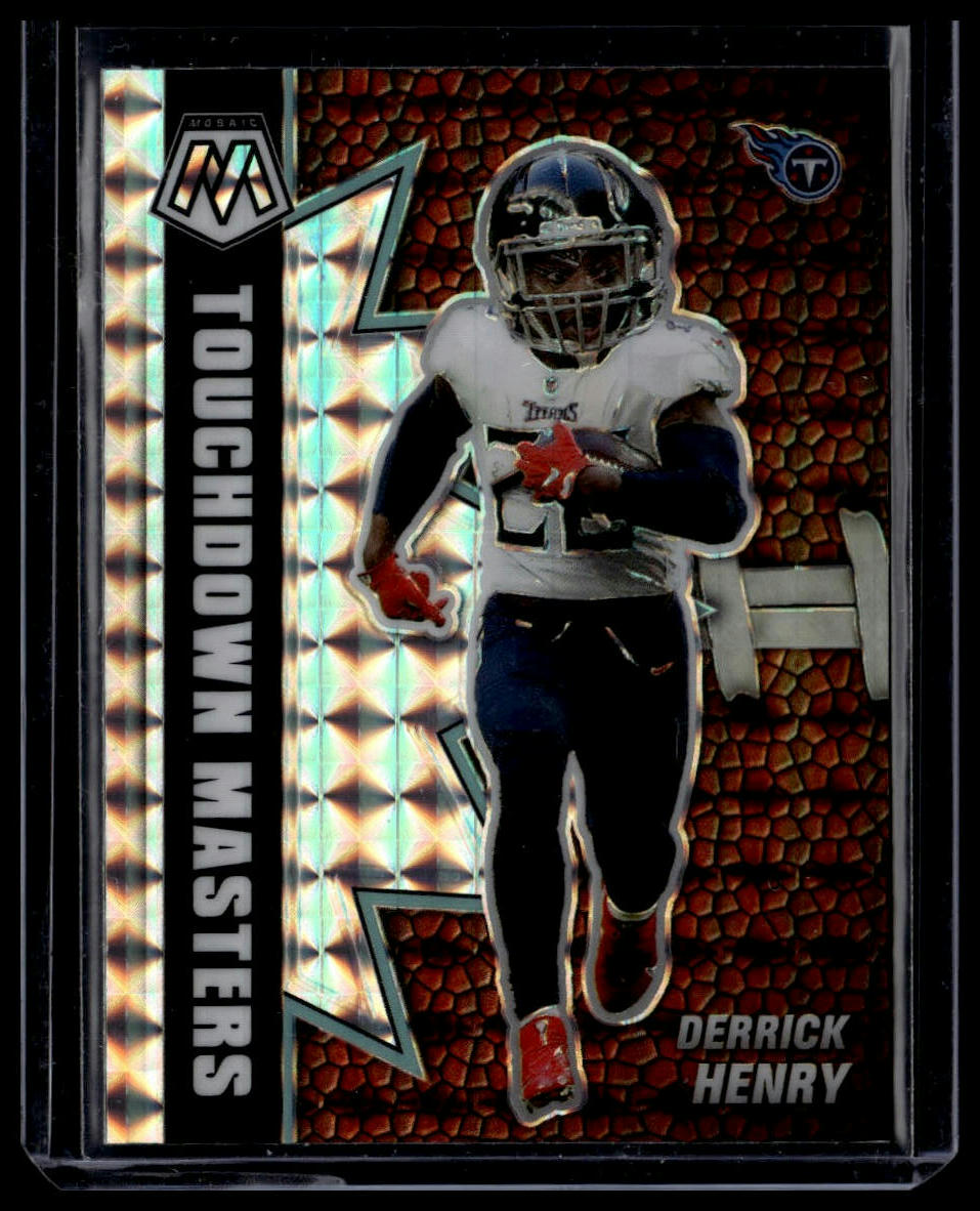 2021 Panini Mosaic #TM-3 Derrick Henry Touchdown Masters Mosaic