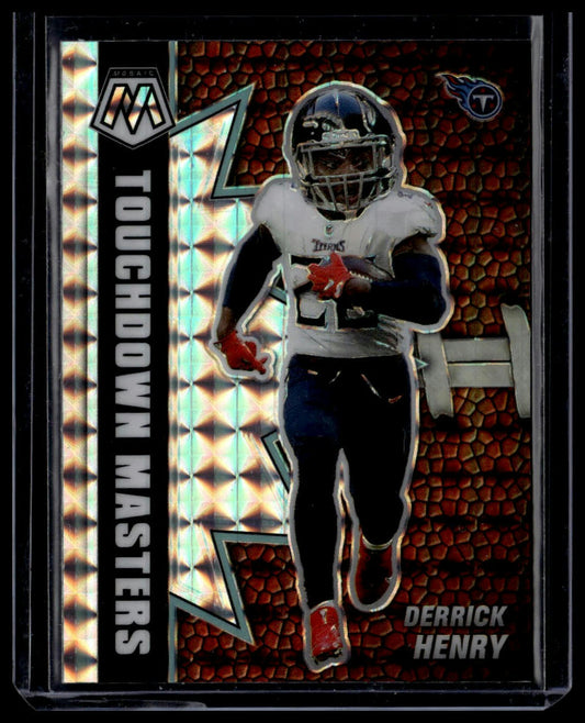 2021 Panini Mosaic #TM-3 Derrick Henry Touchdown Masters Mosaic