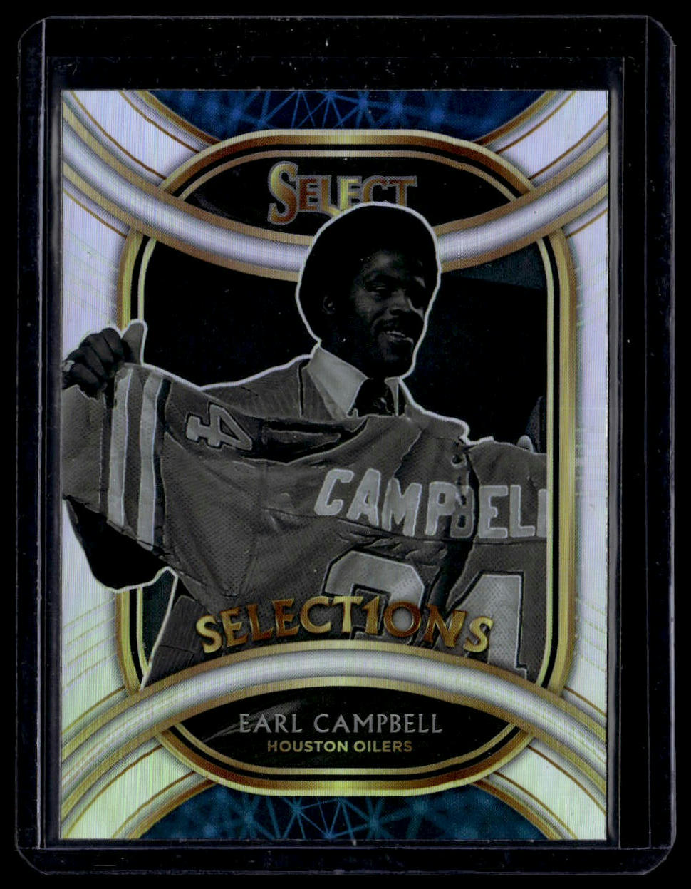 2020 Panini Select #S1-18 Earl Campbell Select1ons Prizm