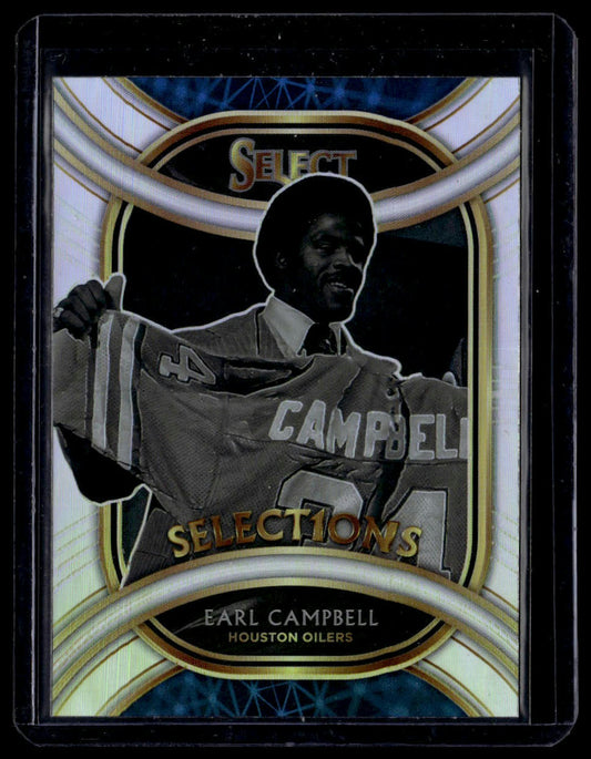 2020 Panini Select #S1-18 Earl Campbell Select1ons Prizm