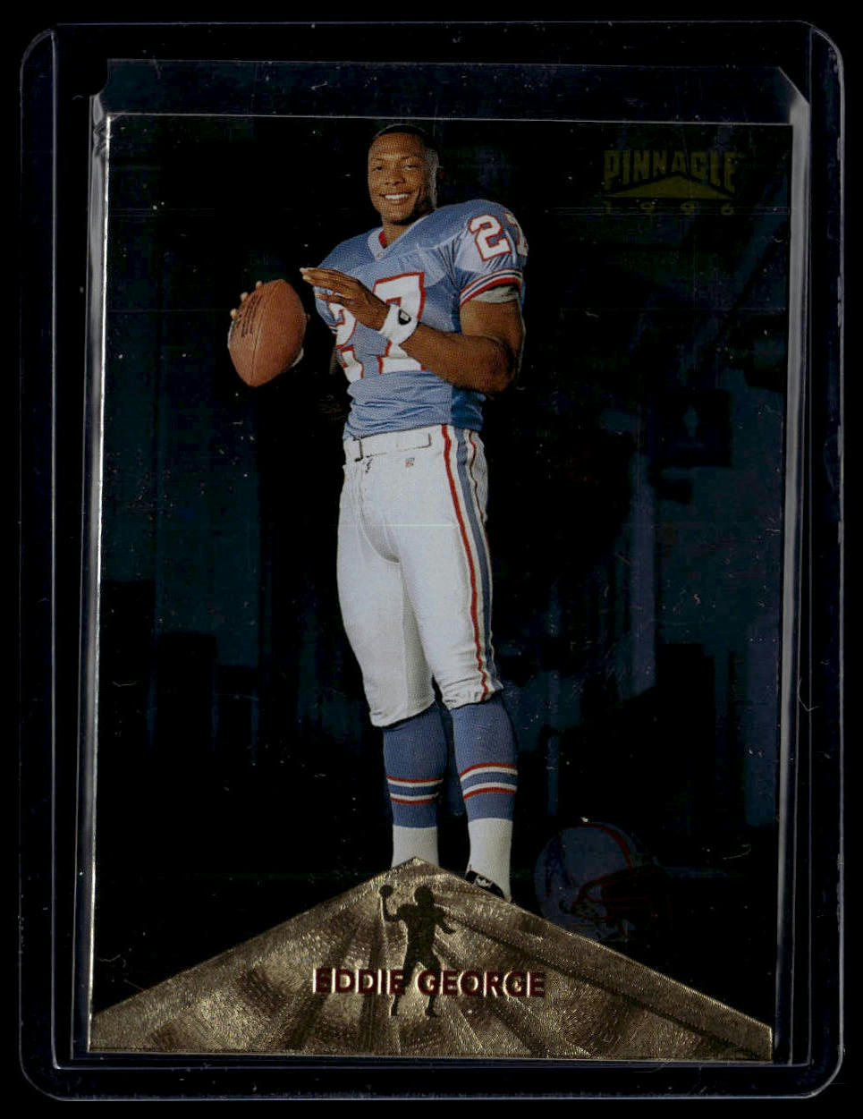 1996 Pinnacle #170 Eddie George Foil