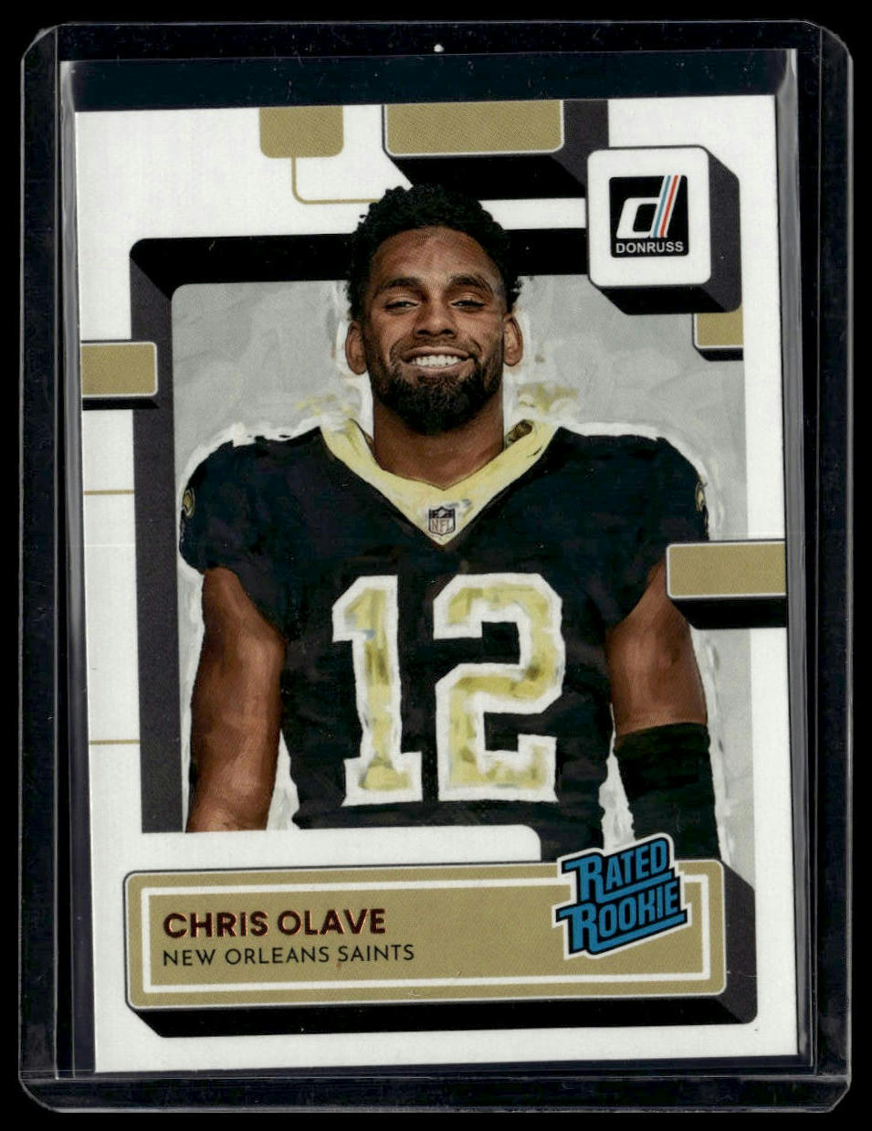 2022 Donruss #309 Chris Olave Rated Rookies Portrait