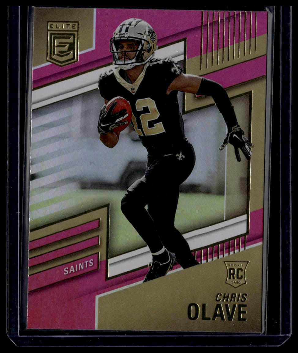 2022 Donruss Elite #122 Chris Olave Pink