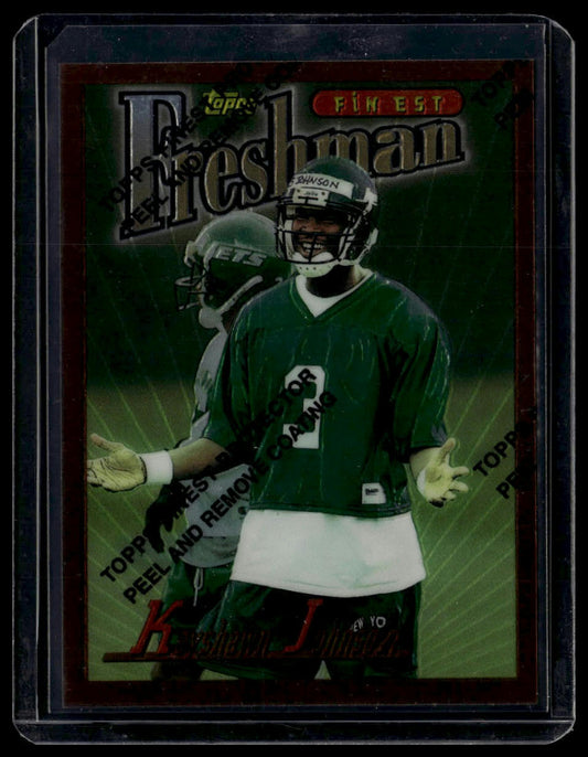 1996 Finest #225 Keyshawn Johnson