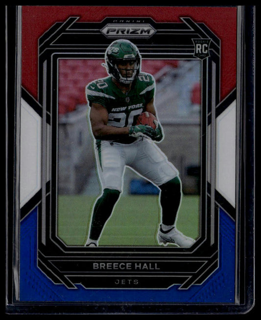 2022 Panini Prizm #317 Breece Hall Red White and Blue