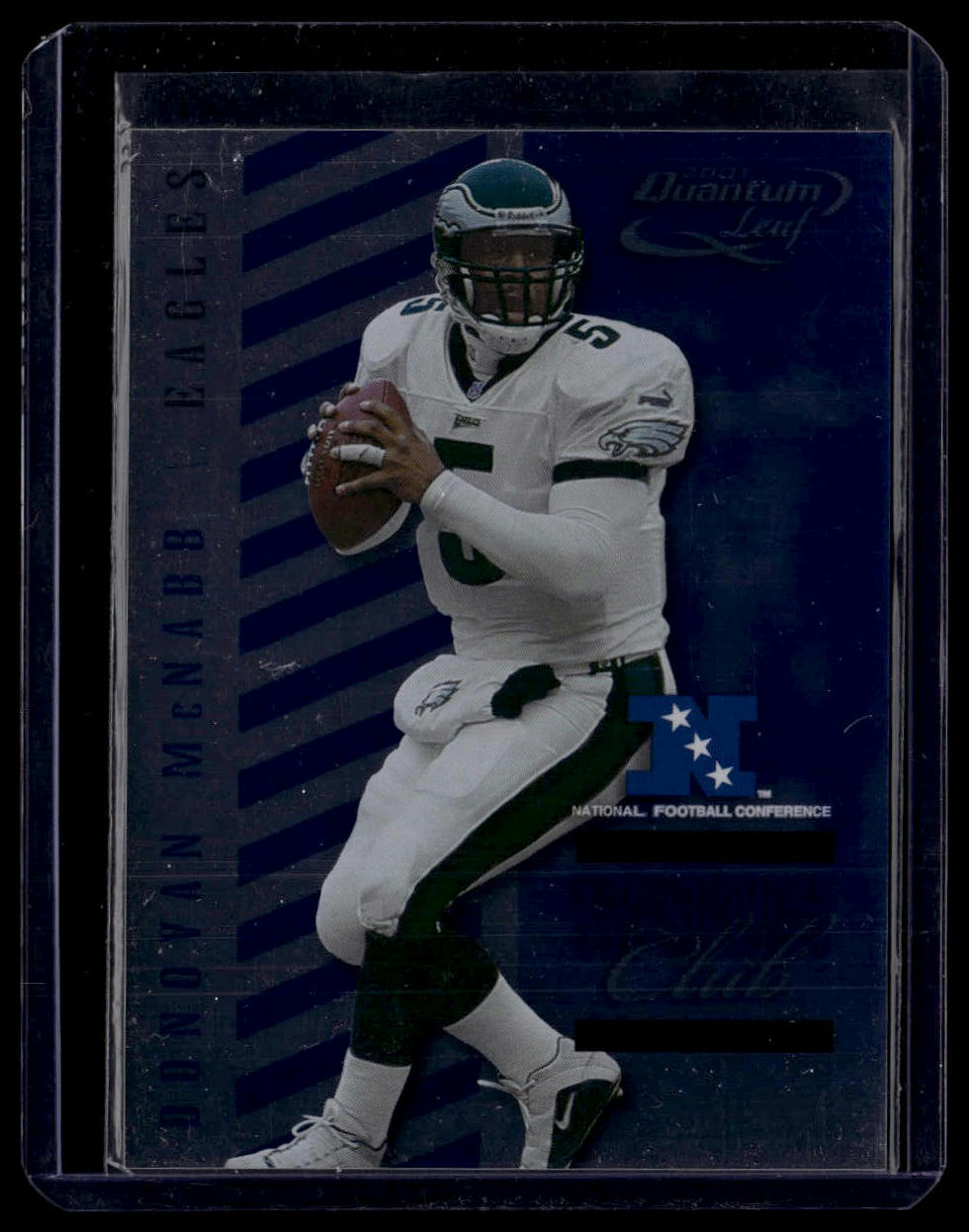 2001 Quantum Leaf #TC35 Donovan McNabb Touchdown Club #/2000