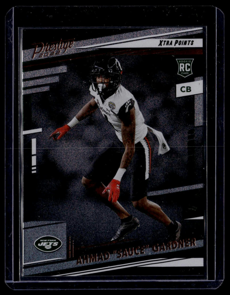 2022 Panini Prestige #378 Ahmad "Sauce" Gardner Xtra Points Astral