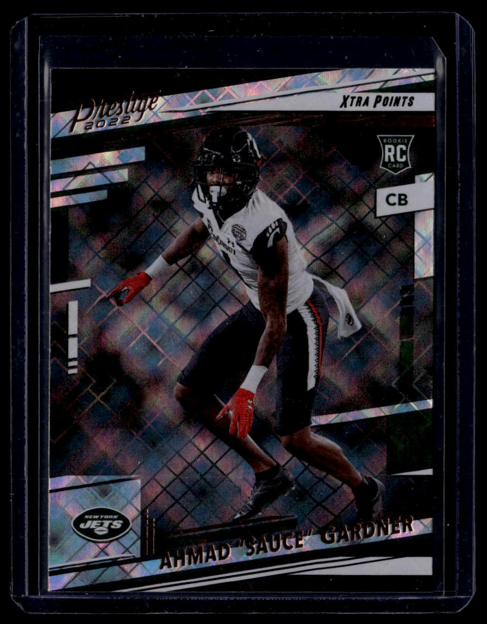 2022 Panini Prestige #378 Ahmad "Sauce" Gardner Xtra Points Diamond