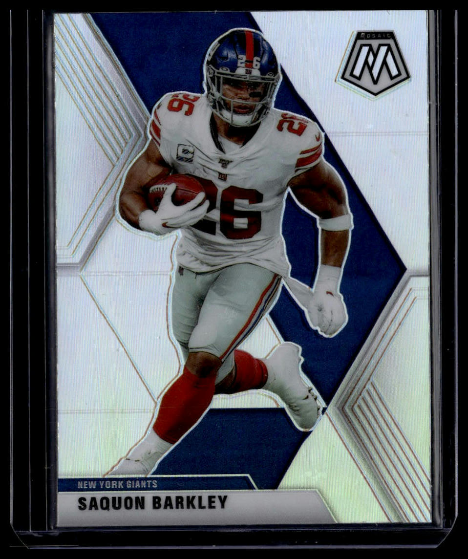 2020 Panini Mosaic #150 Saquon Barkley Prizm Silver
