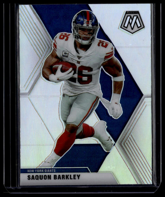 2020 Panini Mosaic #150 Saquon Barkley Prizm Silver
