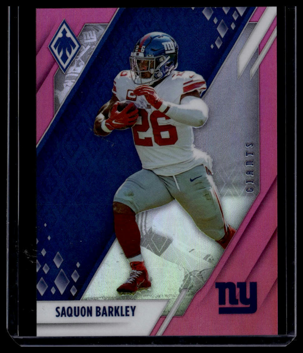 2021 Panini Phoenix #67 Saquon Barkley Pink #/199