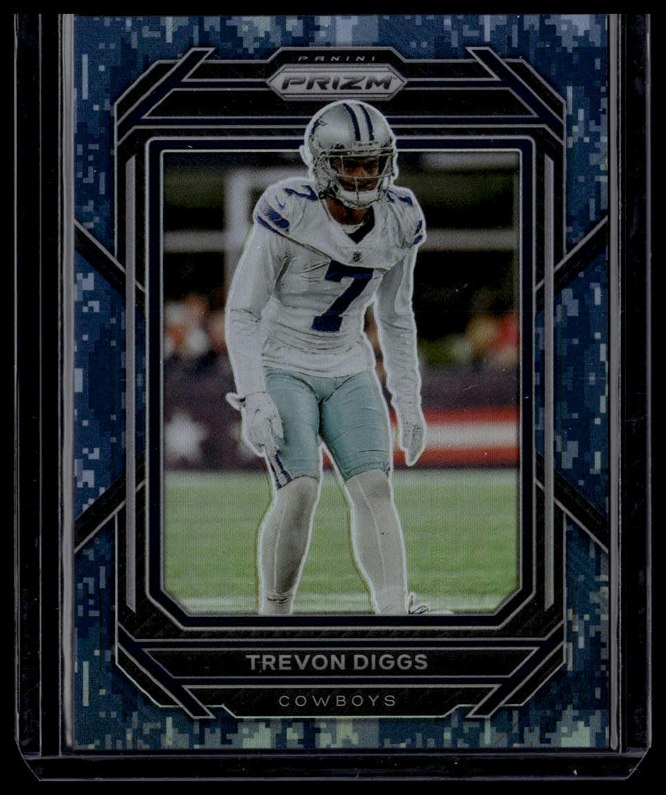 2022 Panini Prizm #83 Trevon Diggs Navy Camo #/25