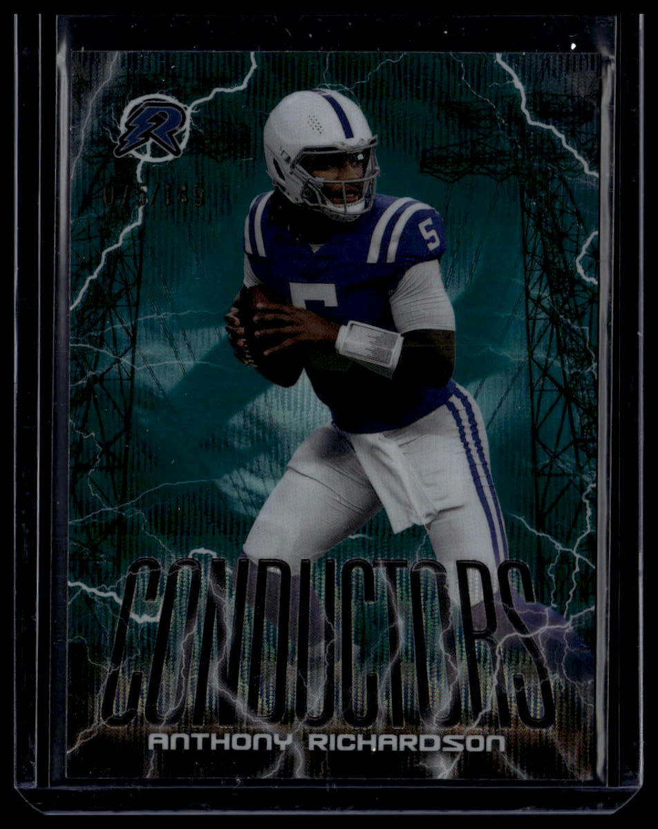 2024 Topps Resurgence #C-3 Anthony Richardson Conductors Teal Surge #/149