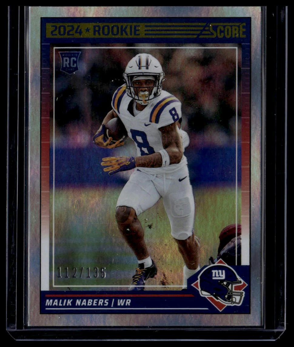 2024 Score #306 Malik Nabers Circular #/135