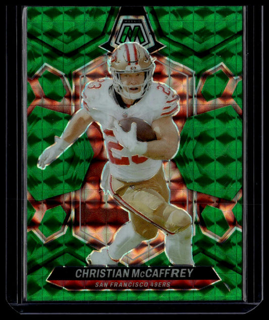 2024 Panini Mosaic #191 Christian McCaffrey Mosaic Green