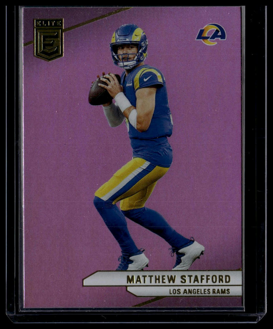 2024 Donruss Elite #23 Matthew Stafford Pink