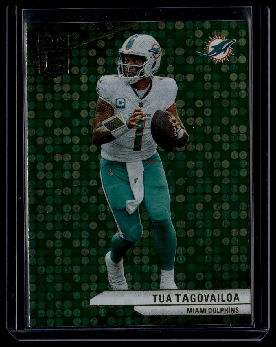 2024 Donruss Elite #84 Tua Tagovailoa Green Disco