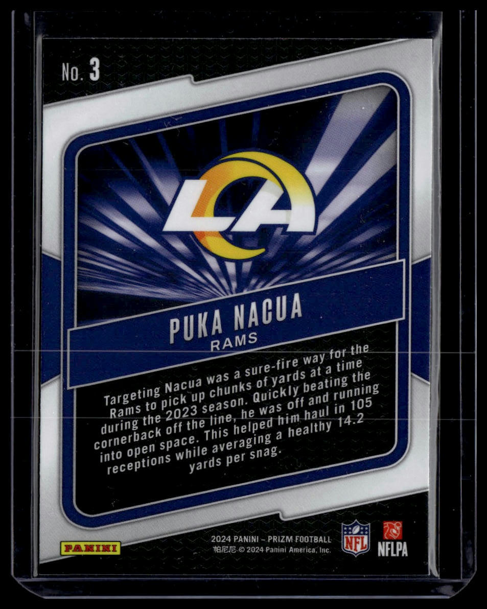 2024 Panini Prizm #3 Puka Nacua Hype