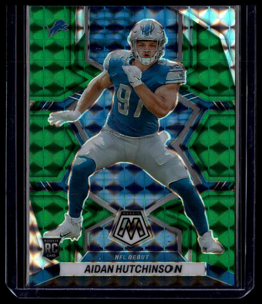 2022 Panini Mosaic #287 Aidan Hutchinson Mosaic Green