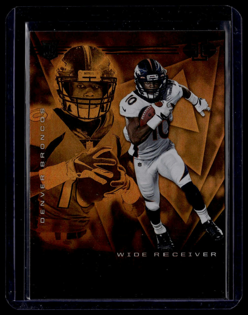 2020 Panini Illusions #17 Jerry Jeudy Trophy Collection Orange