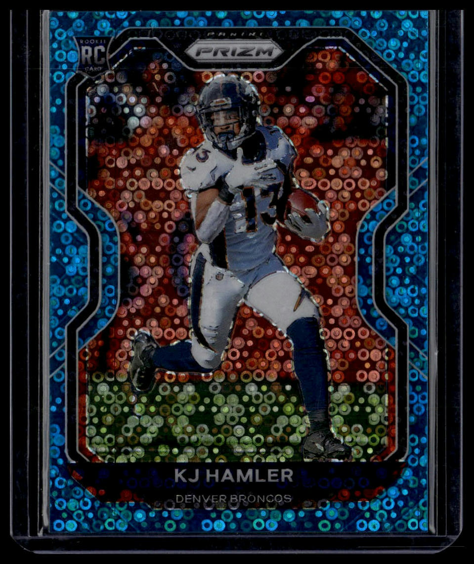 2020 Panini Prizm #315 KJ Hamler Prizm No Huddle Blue #/79