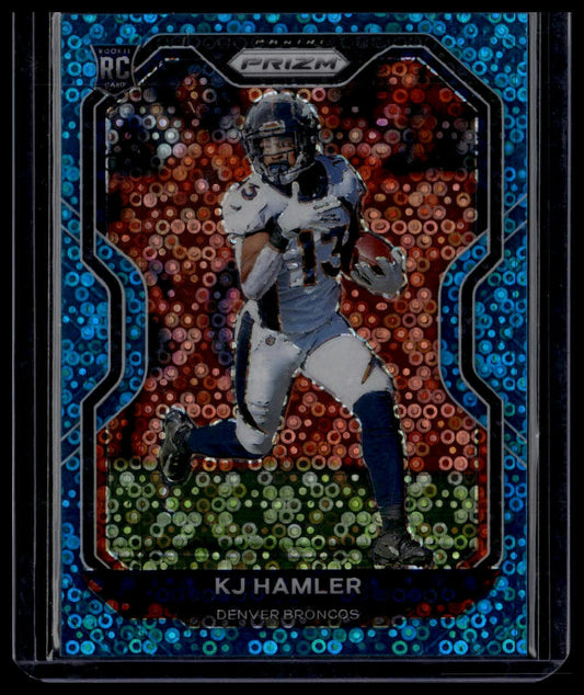 2020 Panini Prizm #315 KJ Hamler Prizm No Huddle Blue #/79