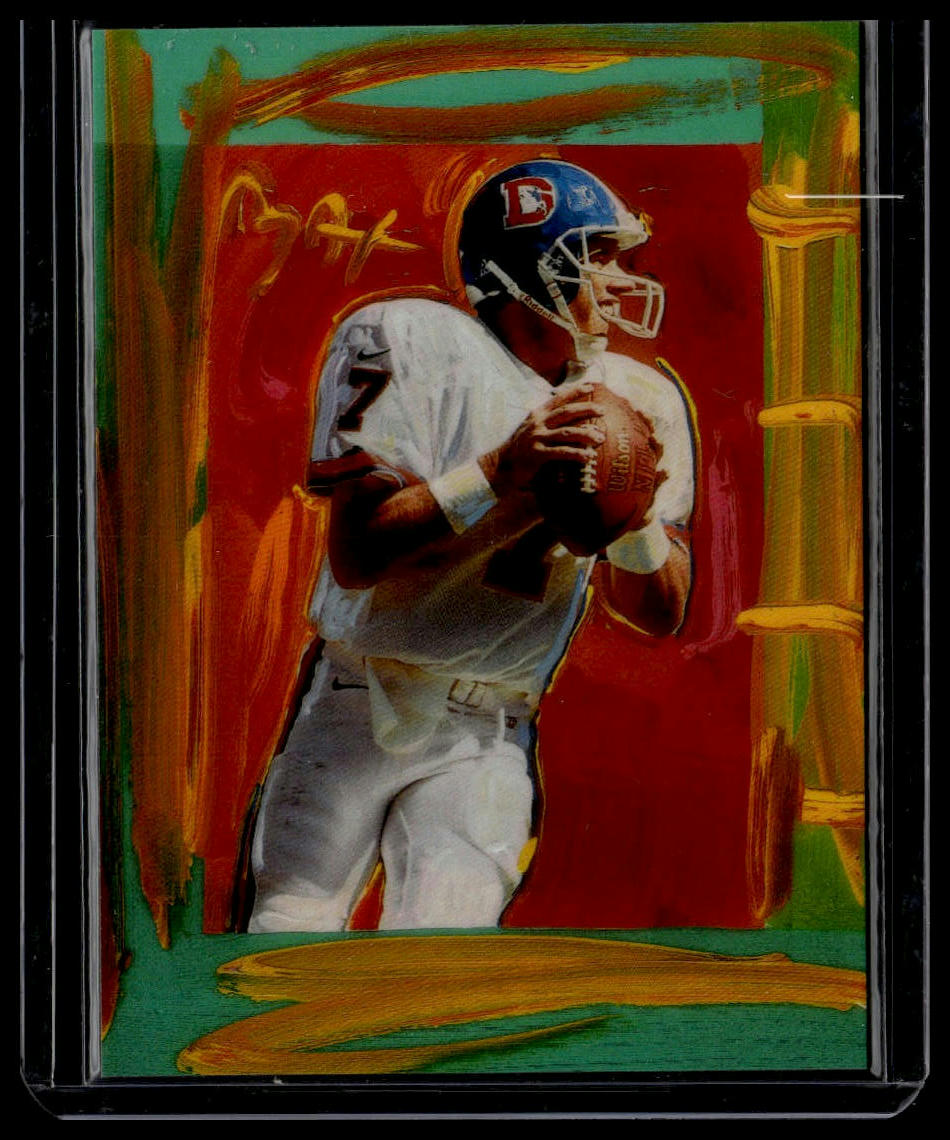 1997 Topps Gallery #PM4 John Elway Peter Max Serigraphs