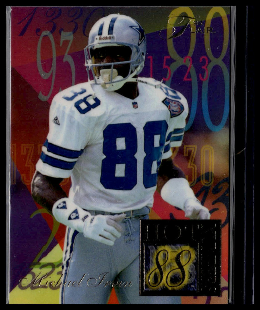 1994 Ultra #6 Michael Irvin Flair Hot Numbers