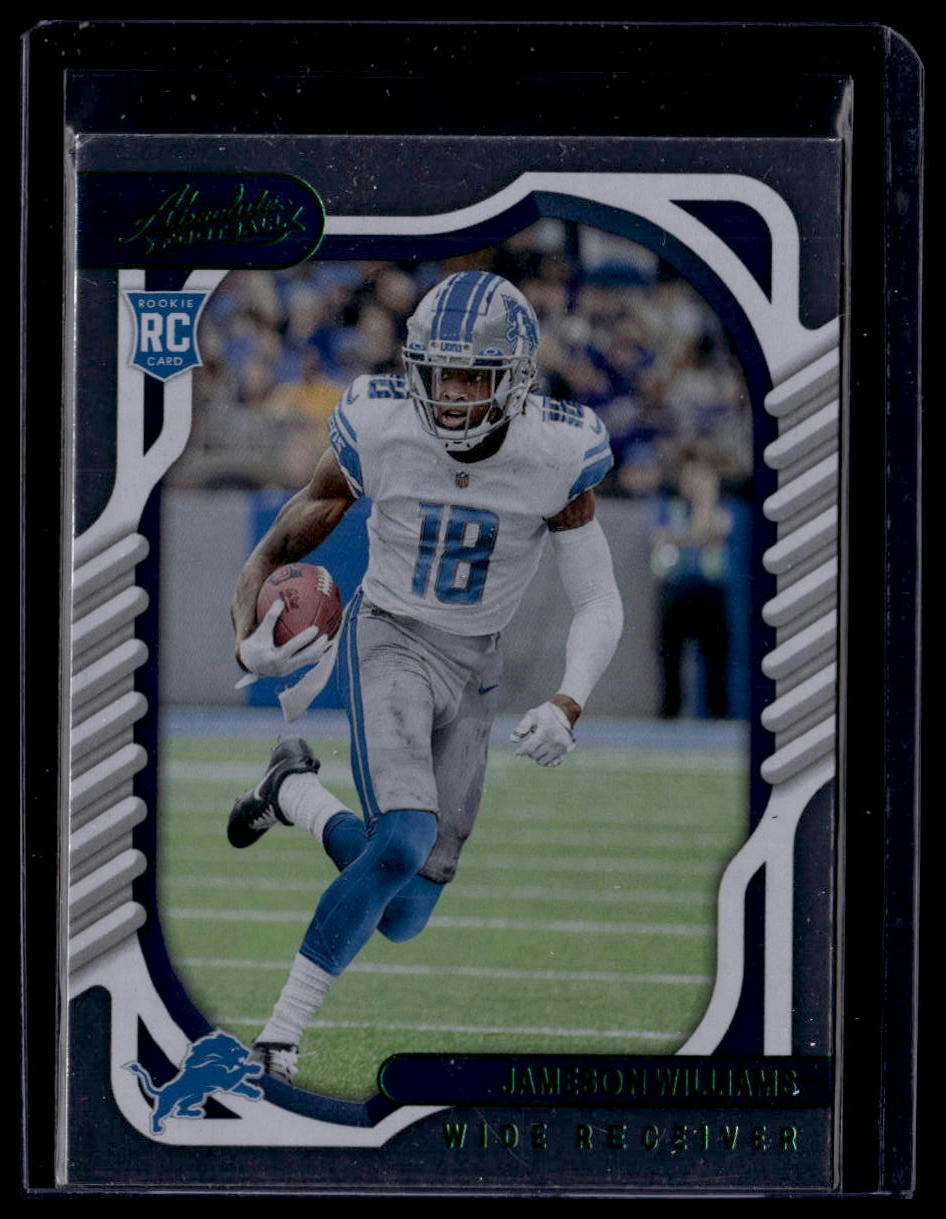 2022 Panini Absolute #108 Jameson Williams Green