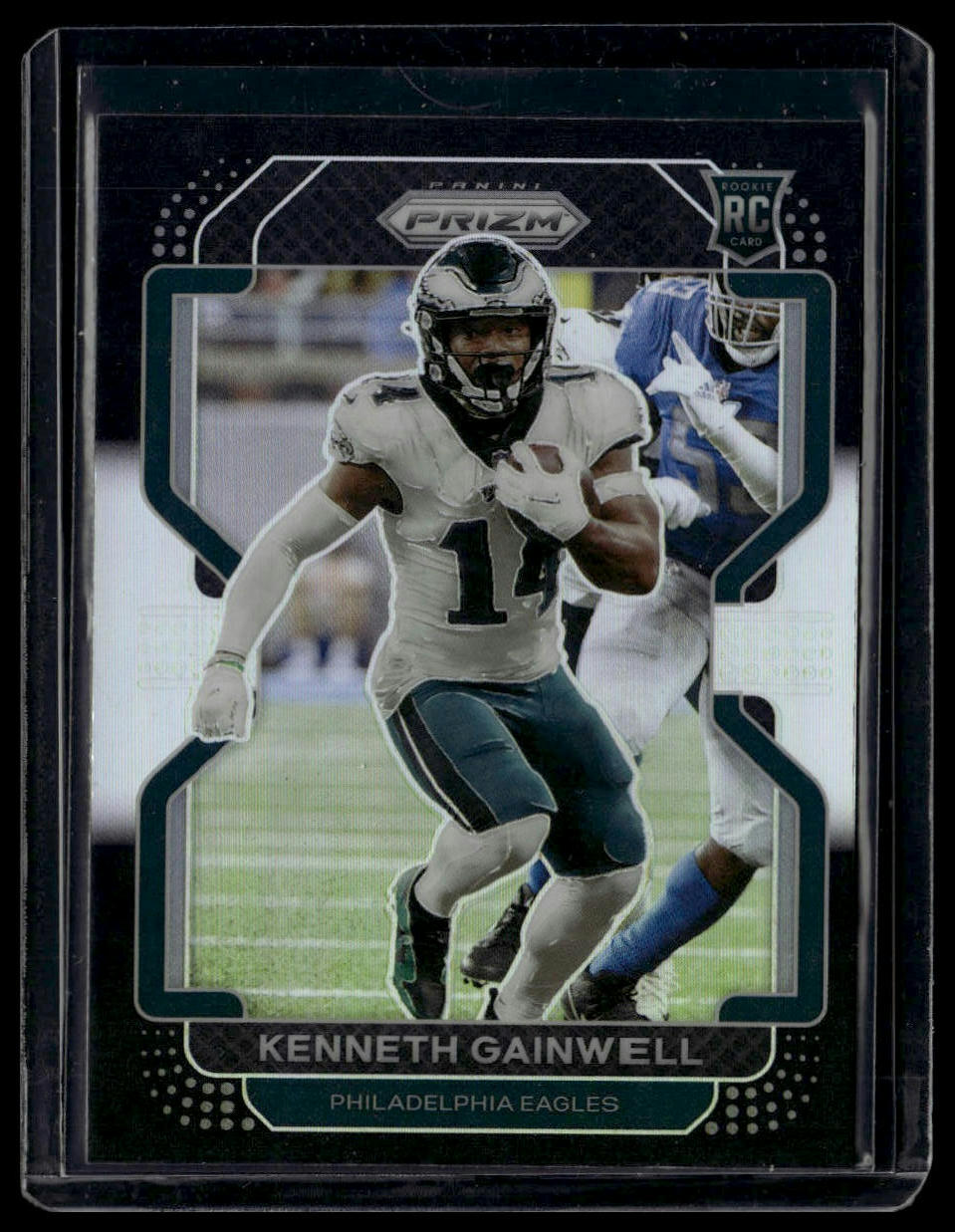 2021 Panini Chronicles #PB-14 Kenneth Gainwell Prizm Black Silver
