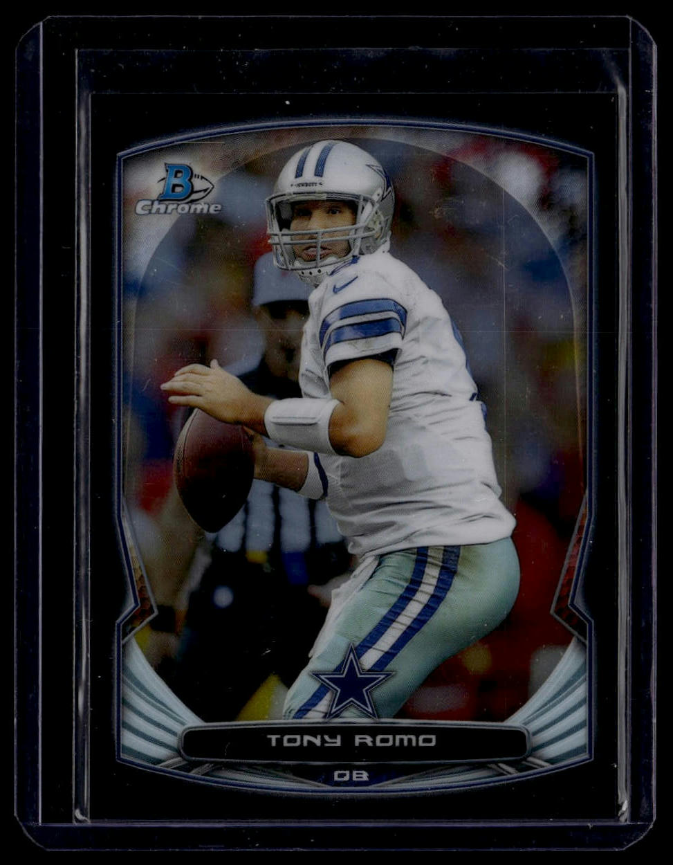 2014 Bowman Chrome #36 Tony Romo Black Refractor #/299