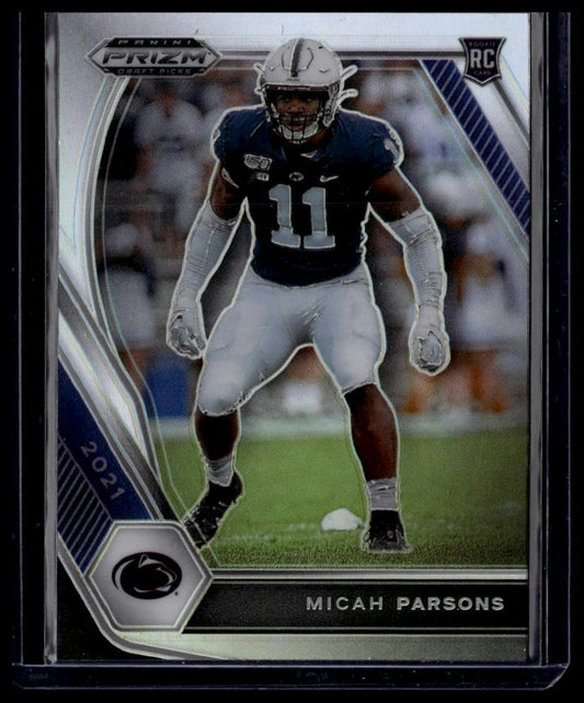 2021 Panini Prizm Draft Picks Collegiate #136 Micah Parsons Silver