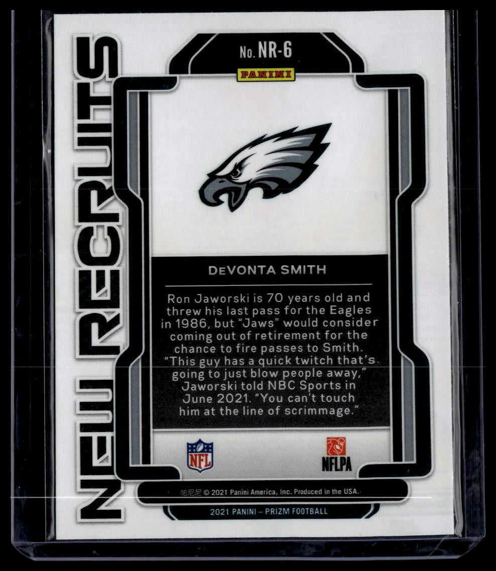 2021 Panini Prizm #NR-6 DeVonta Smith New Recruits
