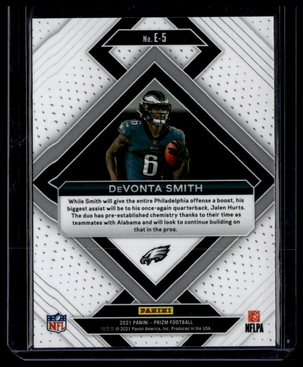 2021 Panini Prizm #E-5 DeVonta Smith Emergent