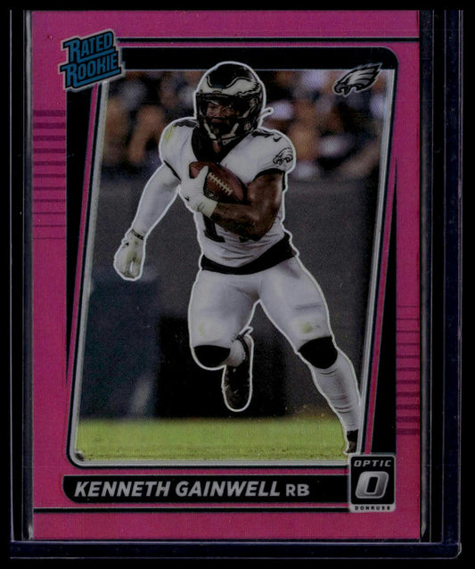2021 Donruss Optic #239 Kenneth Gainwell Pink