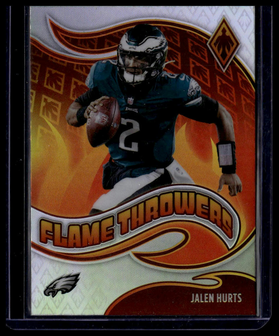 2021 Panini Phoenix #FT-24 Jalen Hurts Flame Throwers