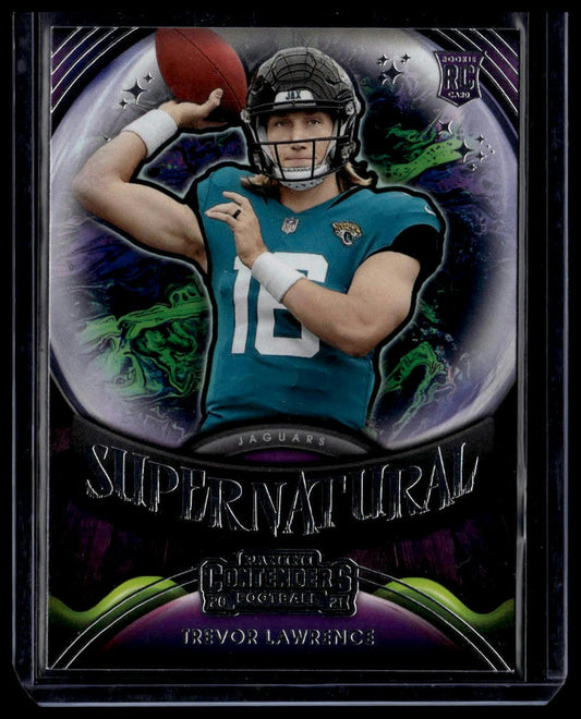 2021 Panini Contenders #SN-TLR Trevor Lawrence Supernatural