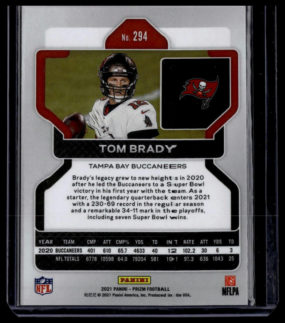 2021 Panini Prizm #294 Tom Brady