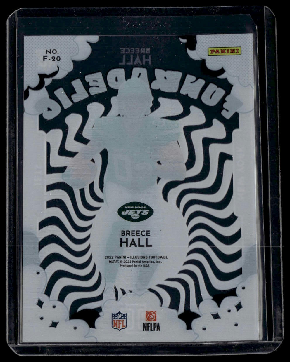 2022 Panini Illusions #F-20 Breece Hall Funkadelic