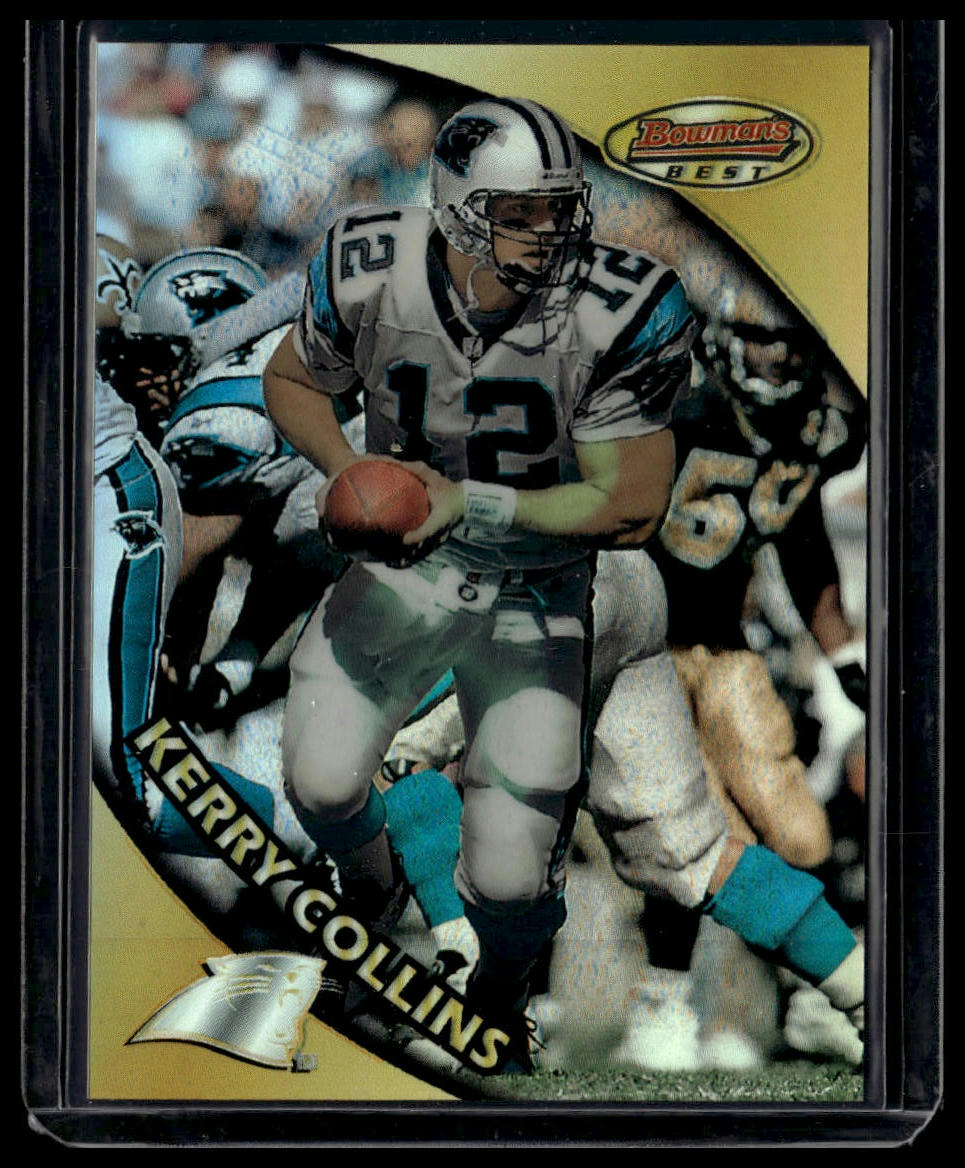 1997 Stadium Club #BBP9 Kerry Collins Bowman's Best Previews Refractors