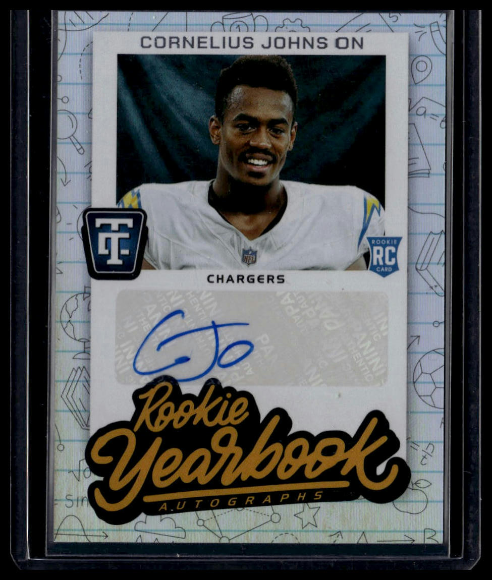 2024 Panini Totally Certified #RYA-CJN Cornelius Johnson Rookie Yearbook Auto