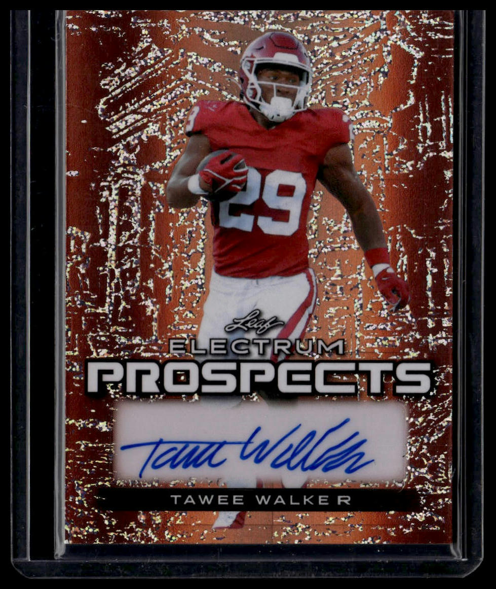 2024 Leaf Electrum #PA-TW1 Tawee Walker Prospects Auto Sparkle Bronze #/10
