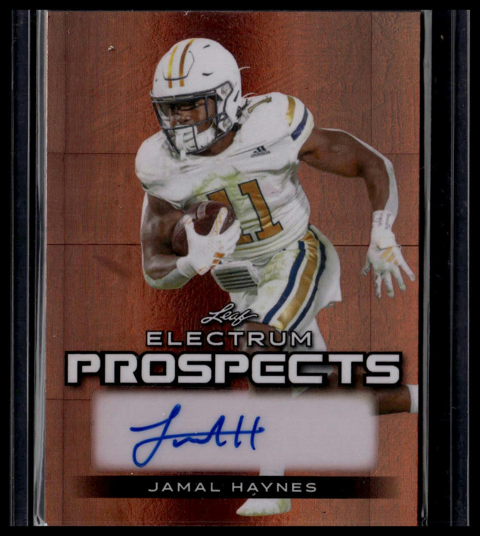 2024 Leaf Electrum #PA-JH1 Jamal Haynes Prospects Auto Bronze #/59