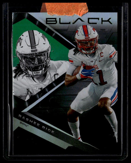 2023 Panini Chronicles Draft Picks #18 Rashee Rice Black Green