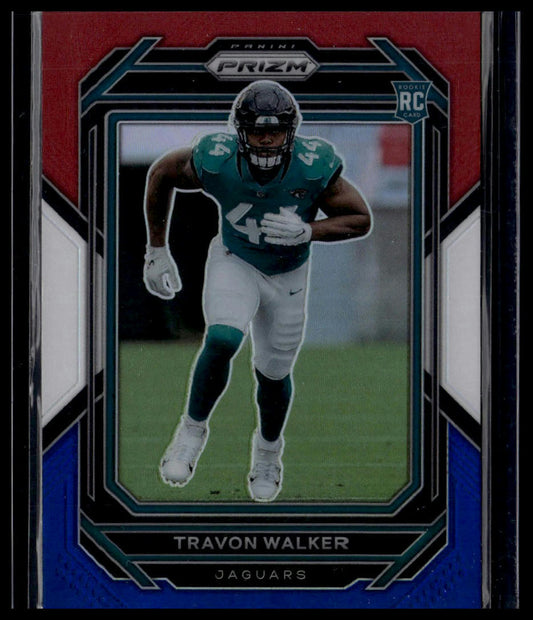 2022 Panini Prizm #339 Travon Walker Red White and Blue