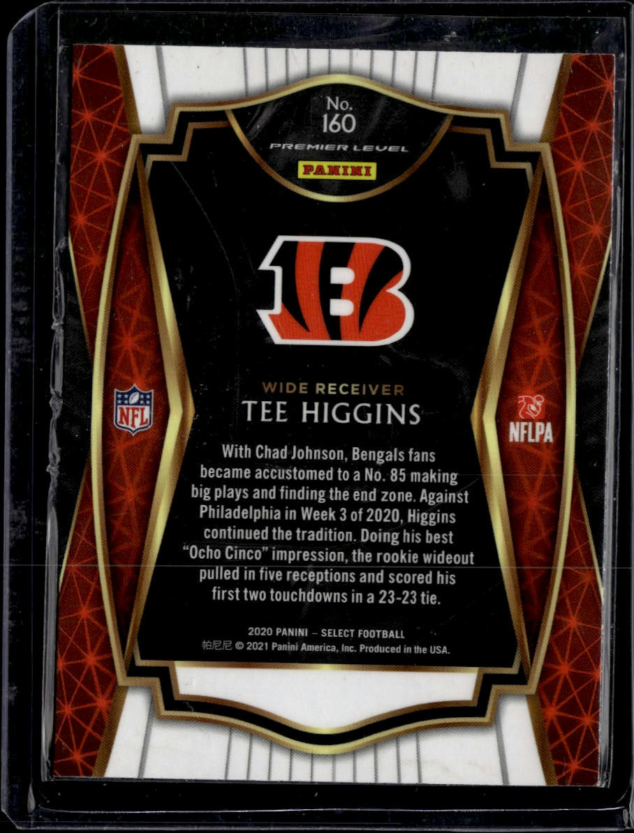 2020 Panini Select #160 Tee Higgins