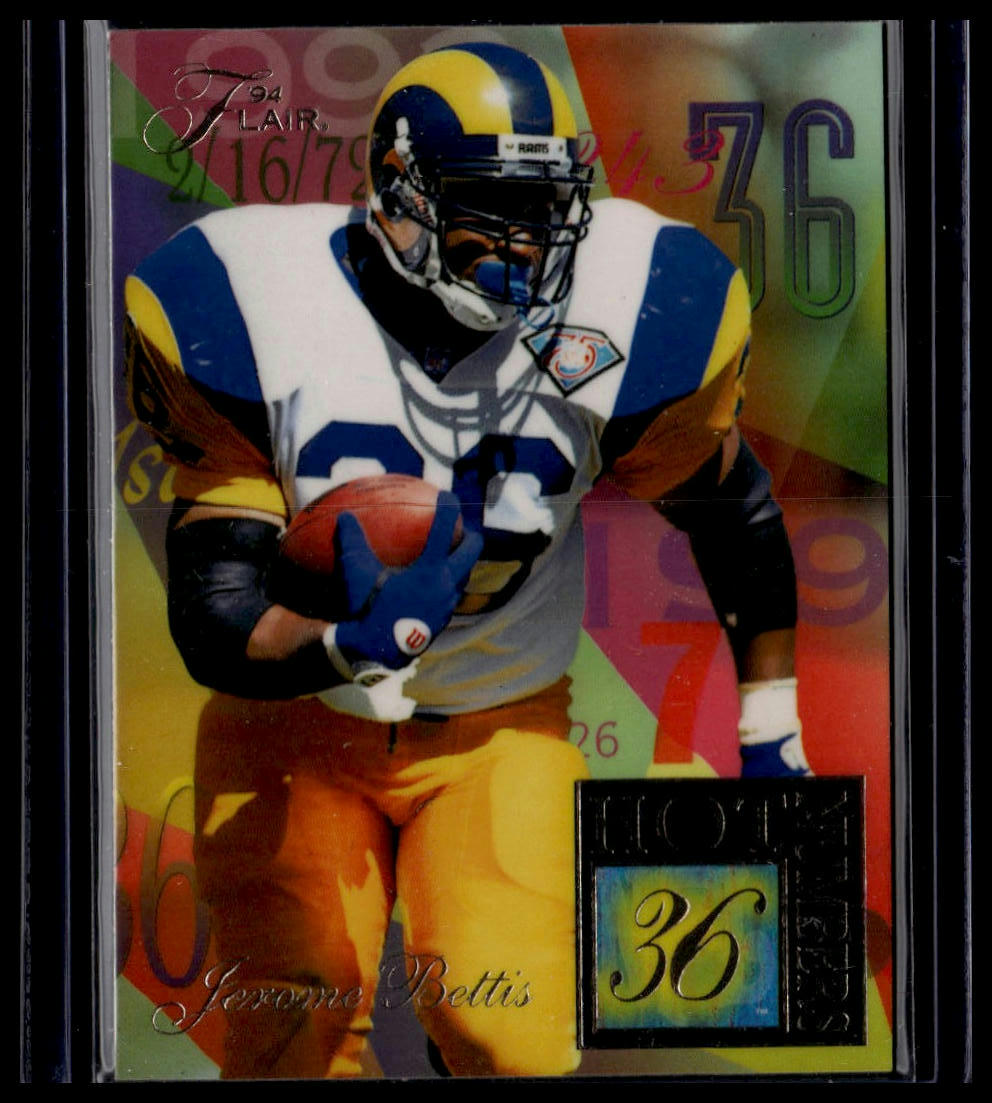 1994 Ultra #2 Jerome Bettis Flair Hot Numbers