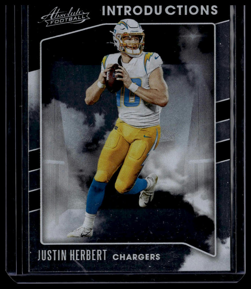 2020 Panini Absolute #I-JH Justin Herbert Introductions