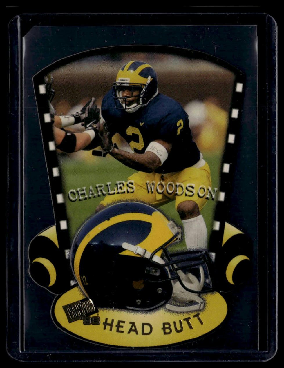 1998 Press Pass #HB2 Charles Woodson Head Butt